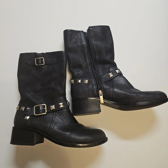 Saks Fifth Avenue Moto Boots Black size 7